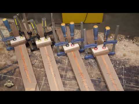 Видео: Изготовление грифов для акустических гитар. Ч.1. Склейка.