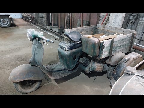 Видео: Редкий мотороллер СССР. Вятка  МГ-150П 1966г. Очередной проект.