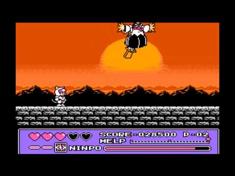 Видео: Let's play! Ninja cat | Кот Ниндзя. Полное прохождение | Денди / Dendy / NES