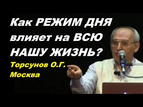 Видео: Как режим дня влияет на всю нашу жизнь. Торсунов О.Г.