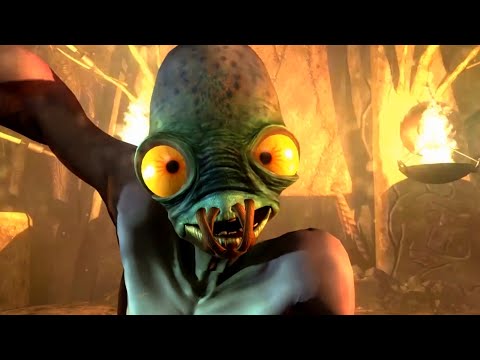 Видео: Oddworld New 'n' Tasty — все сцены + хорошая концовка и титры