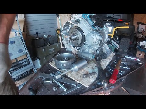 Видео: Стелс Гепард 800. Будем снимать магнету самодельным сьемником. Есть небольшой ньюанс....