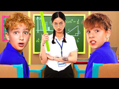 Видео: Влад сбегает от самой строгой учительницы в Картонной школе