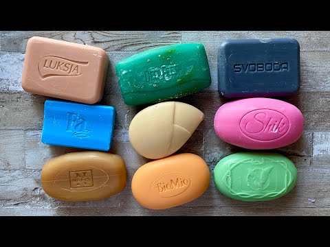 Видео: ASMR Soap cutting | Soap Carving|Резка мыла  | ASMR