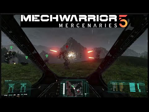 Видео: Mechwarrior 5  Mercenaries.  Raven RVN - H.  Обзор меха.