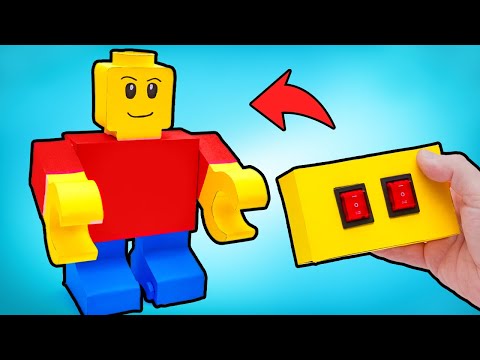 Видео: Как построить гигантского подвижного робота! 🎮🤯 Поделка, вдохновленная LEGO