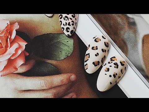 Видео: Принт леопарда на ногтях, чем рисовать?👀😉 #fox