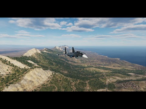 Видео: DCS World. Мод Су-30СМ. Вылет на боевое применение ФАБ-500 М62 УМПК.