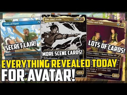 Видео: Всё, что сегодня раскрыто для ATLA! Новые карты, иллюстрации сцен и секретное логово! — Magic: Th...