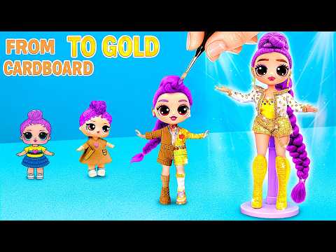 Видео: Из картона в золото! Преображение куклы Руми в стиле K-Pop охотницы на демонов!