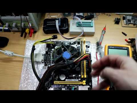 Видео: Ремонт компьютера: прошивание BIOS, проверка напряжений, чистка от пыли.