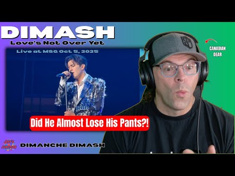 Видео: Димаш исполнил Love's Not Over Yet вживую на фестивале MSG! (Реакция) | Идеальное выступление!