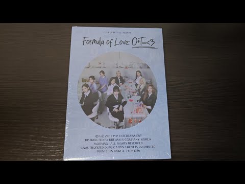 Видео: Распаковка альбома TWICE / Unboxing album TWICE Formula of Love: O+T (Study about love ver.)