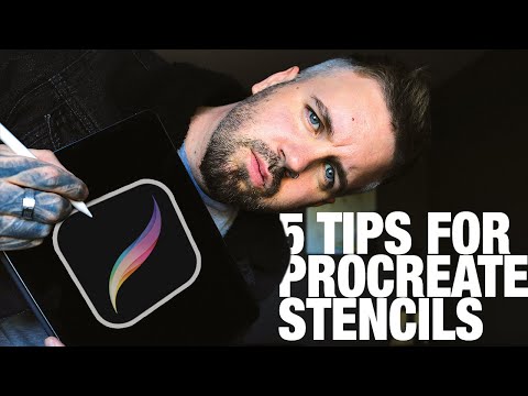 Видео: 5 СОВЕТОВ по ЛУЧШЕМУ созданию трафаретов для татуировки с помощью PROCREATE.
