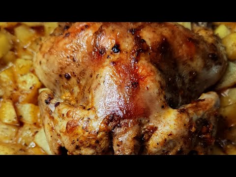 Видео:          Запечённая курица с картошкой в духовке.  Вкусный ужин для всей семьи 
