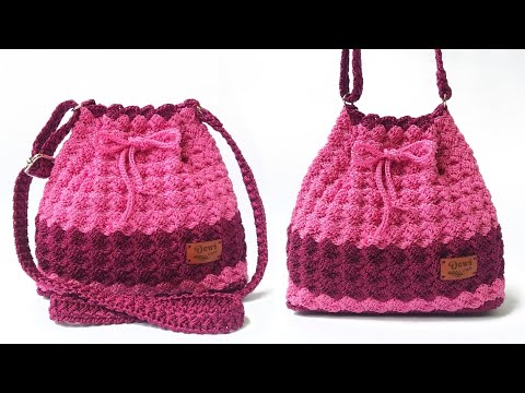 Видео: ПОСЛЕДНЯЯ МОДЕЛЬ СУМКИ, ВЯЗАННОЙ КРЮЧКОМ, ОЧЕНЬ КРАСИВАЯ.