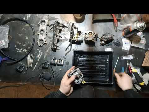 Видео: Yamaha F40 BET карбюраторы и клапан пускового обогатителя.