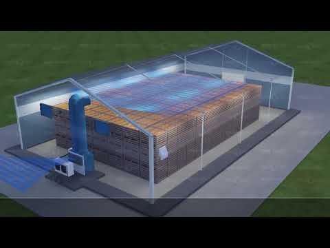 Видео: Визуализация работы овощехранилища с КСК AGROEL