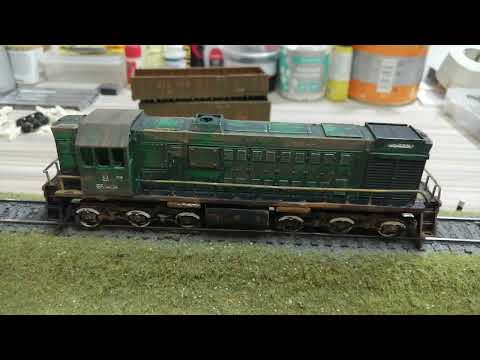Видео: Обзор локомотива после покраски для кладбища паровозов
