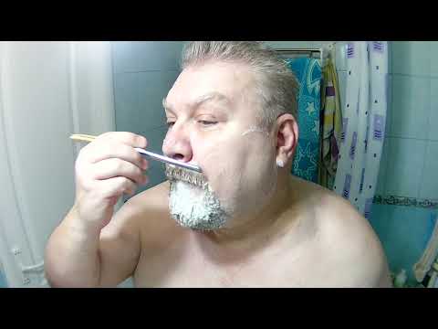 Видео: 💈 Бритье опасной бритвой Kabrand