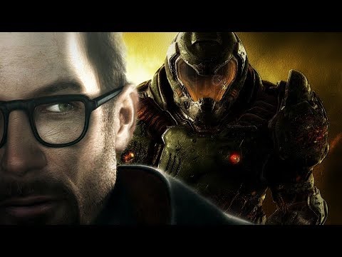 Видео: Гордон Фримен vs Солдат Рока | Half-life & DOOM