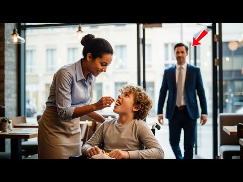 Видео: «Миллиардер наблюдал, как официантка кормит его сына-инвалида — и навсегда изменил её жизнь!»