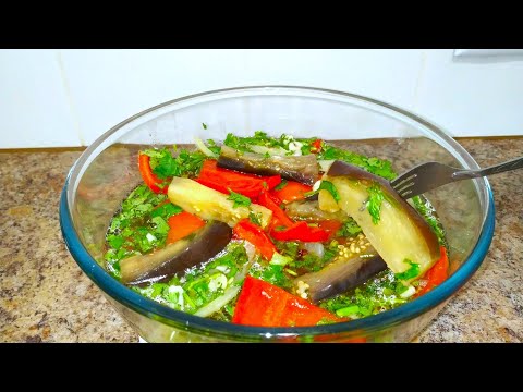 Видео: Маринованные Баклажаны на Улет! ВКУСНО так, что Готовлю все Лето! Готовьте Сразу МНОГО!