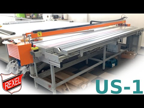 Видео: Стол для производства рулонных штор REXEL US-1