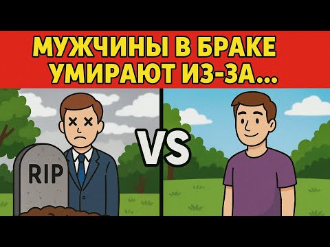 Видео: Мужчины В Браке Проживают Меньше | Выбор За Тобой #отношения #брак 