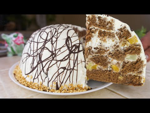 Видео: ТОРТ "ПАНЧО" рецепт | ПРОСТОЙ РЕЦЕПТ ПАНЧО С АНАНАСАМИ И ПЕРСИКАМИ | канал ТАРТАЛЕТКА