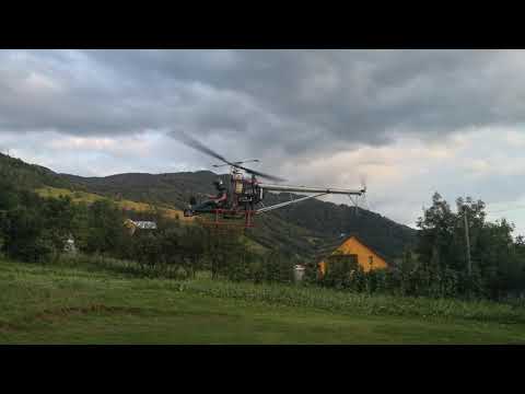 Видео: Саморобний вертоліт в Закарпатті .