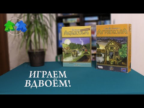 Видео: Агрикола с дополнением Торфяные фермеры - играем в настольную игру. Agricola: Farmers of the Moor.