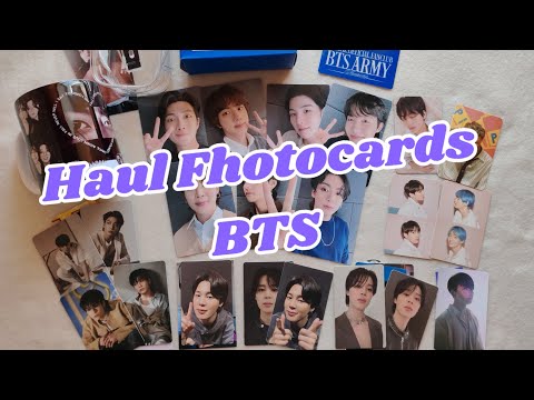 Видео: Haul Fhotocards BTS \ Распаковка фотокарт BTS