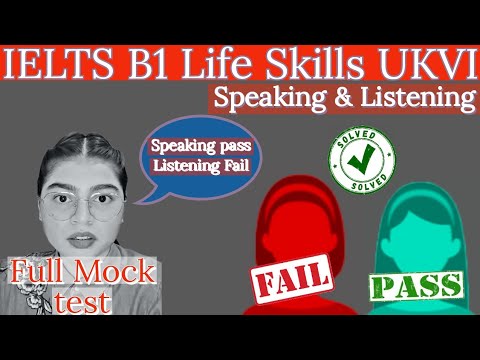 Видео: Полный тест IELTS B1 по жизненным навыкам, устная речь и аудирование, пробный тест ||Последняя оц...