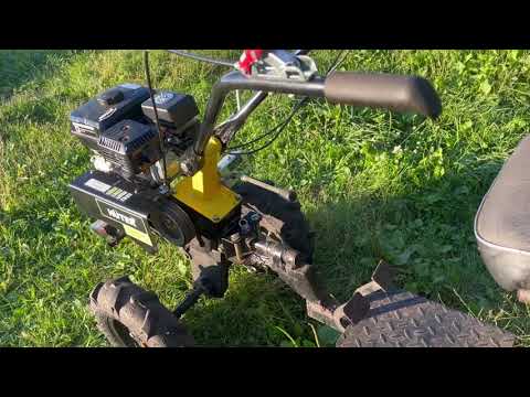 Видео: Мой помощник Мотоблок HUTER МК-7800