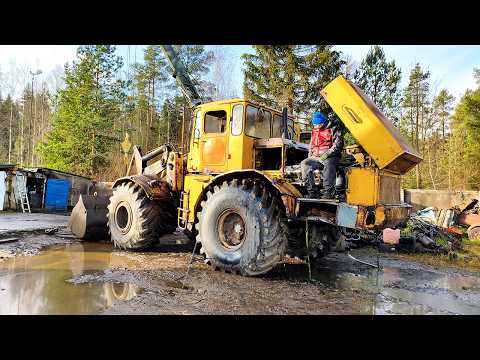 Видео: Кировец с V12 / Ремонт ЯМЗ 240 на Полигоне