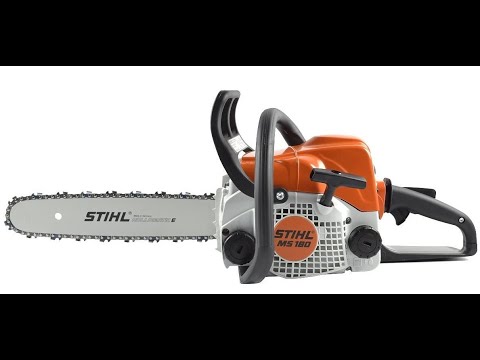 Видео: БЕНЗОПИЛА STIHL MS-180.НЕ ПОСТУПАЕТ СМАЗКА НА ПЬЛЬНУЮ ГАРНИТУРУ.УСТРАНЯЕМ НЕИСПРАВНОСТЬ.