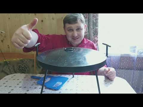 Видео: Обзор сковороды из дисковой бороны SHOP-PAN