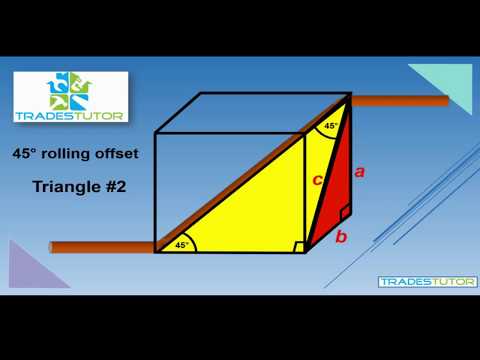 Видео: Трубопровод с 45-градусным смещением