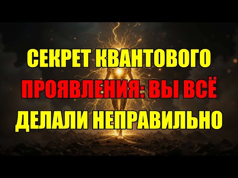Видео: Забудьте Об Усилиях Навсегда: Главный Секрет Квантовой Манифестации, О Котором Все Молчат.