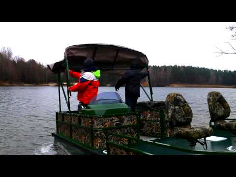 Видео: Понтонный катер для рыбалки (FISH понтон)