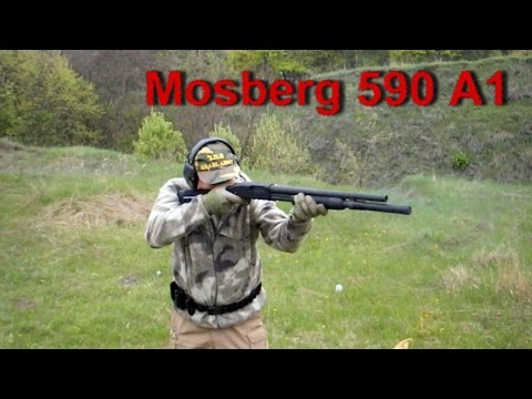 Видео: Mossberg 590 A1 (Мосберг 590) классическая американская помпа!!