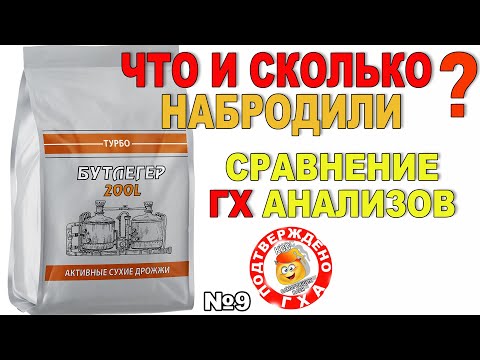 Видео: БУТЛЕГЕР ТУРБО ДРОЖЖИ НА 200 ЛИТРОВ БРАГИ ДЛЯ САМОГОНА.ЧТО И СКОЛЬКО НАБРОДИЛИ? СРАВНЕНИЕ ГХАНАЛИЗОВ