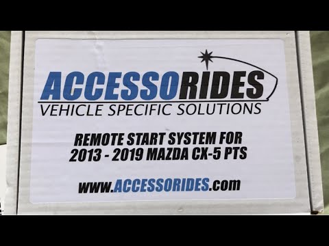 Видео: Установка дистанционного запуска Mazda CX-5 | Использует заводской пульт дистанционного управления