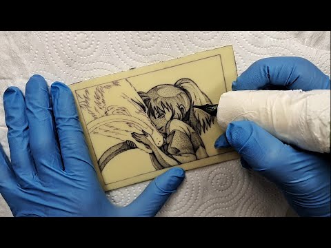 Видео: Бью тату по "Унесенные призраками" | ASMR Tattoo