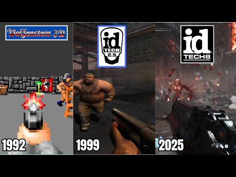 Видео: Эволюция игр жанра FPS на движке id Tech Engine (1992-2025)