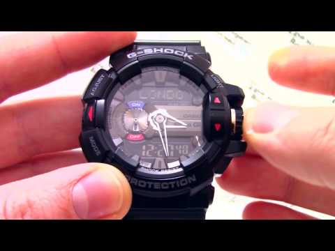 Видео: Часы Casio G-SHOCK GBA-400-1A [GBA-400-1AER] - Инструкция, как настроить от PresidentWatches.Ru