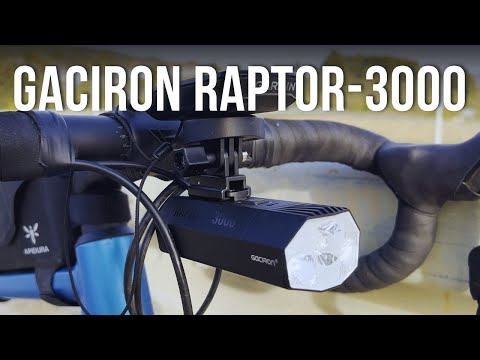 Видео: Gaciron Raptor 3000 – самый мощный велофонарь