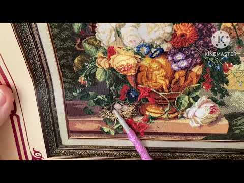 Видео: «Цветы 1722г.» Золотое руно. Обзор набора.