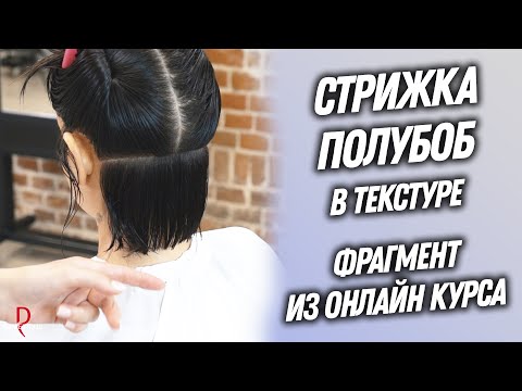 Видео: DEMETRIUS | Стрижка ПОЛУБОБ в текстуре | Женская стрижка на короткие волосы